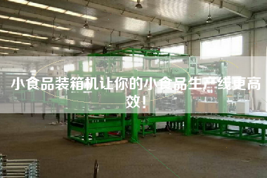 小食品裝箱機(jī)讓你的小食品生產(chǎn)線(xiàn)z高效！