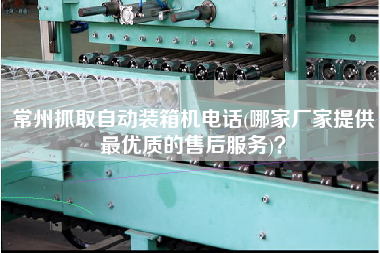 常州抓取自動裝箱機(jī)電話(哪家廠家提供z優(yōu)質(zhì)的售后服務(wù))？